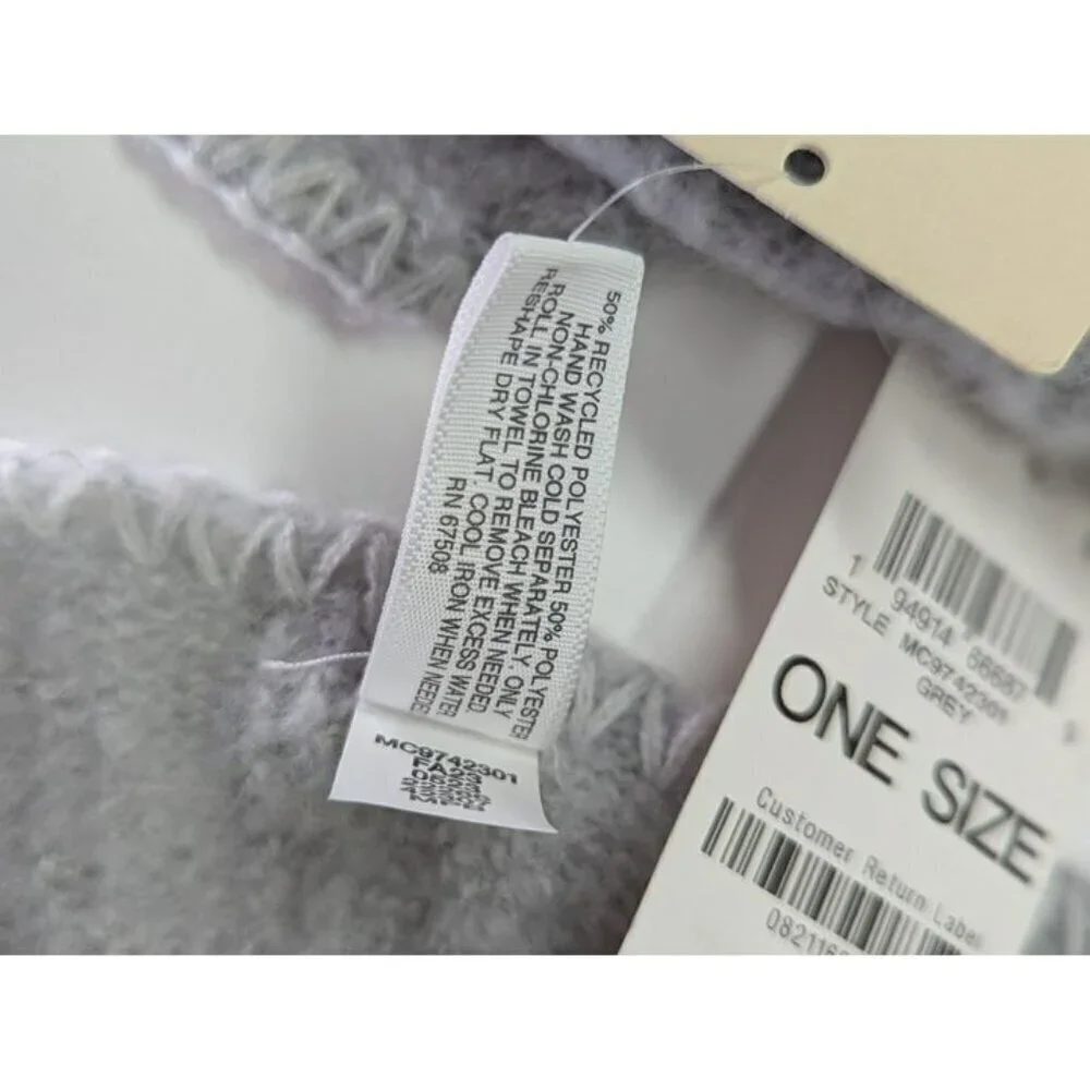 On 34th Women Grey Convertible Wrap Scarf Oversized 22